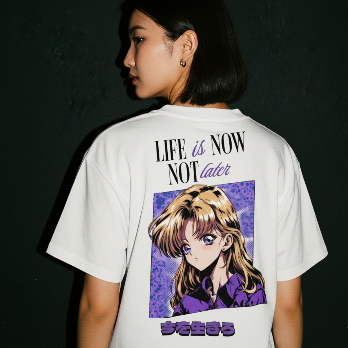 Dreams Never End Anime T-Shirt – Retro Manga Girl Tee | Aesthetic Vaporwave Streetwear | Unisex Fit