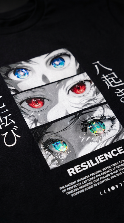 Resilience — 七転び八起き Anime Eyes Graphic T-Shirt