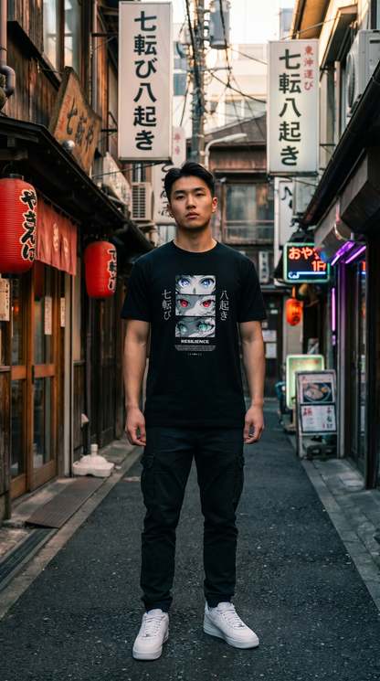 Resilience — 七転び八起き Anime Eyes Graphic T-Shirt